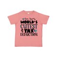 thumbnail image 1 of Inktastic I'm the World's Cutest Tax Deduction Blue Hearts Boys or Girls Toddler T-Shirt, 1 of 5