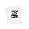 thumbnail image 1 of Inktastic I'm the Worlds Cutest Tax Deduction Pink Hearts Boys or Girls Baby T-Shirt, 1 of 5