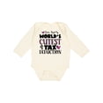 thumbnail image 1 of Inktastic I'm the Worlds Cutest Tax Deduction Pink Hearts Boys or Girls Long Sleeve Baby Bodysuit, 1 of 5