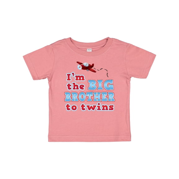Inktastic I'm the big brother to twins. Boys Baby T-Shirt