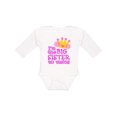 thumbnail image 1 of Inktastic I'm the big sister to twins. Girls Long Sleeve Baby Bodysuit, 1 of 5