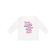thumbnail image 1 of Inktastic I've got Daddy Wrapped Around My Little Finger Girls Long Sleeve Toddler T-Shirt, 1 of 5