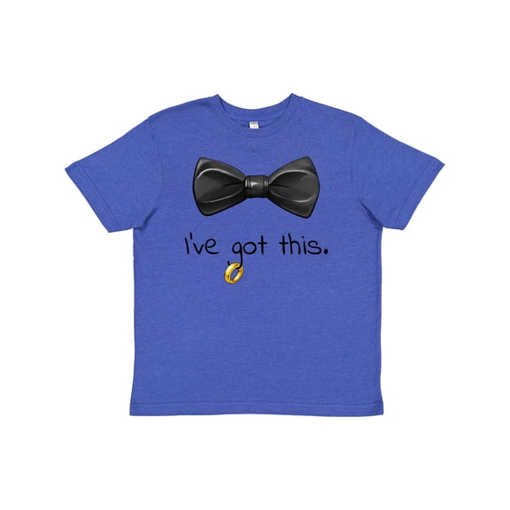 Inktastic I've got this- black bow tie with wedding ring Youth T-Shirt