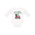 thumbnail image 1 of Inktastic I want a Hippopotamus for Christmas Boys or Girls Long Sleeve Baby Bodysuit, 1 of 5