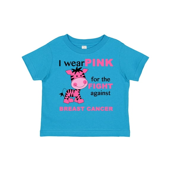 Inktastic I wear PINK for the fight against Breast Cancer Boys or Girls Toddler T-Shirt