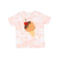 thumbnail image 1 of Inktastic Ice Cream Cone, Ice Cream Scoop, Chocolate Ice Cream, Cherry Boys or Girls Toddler T-Shirt, 1 of 5