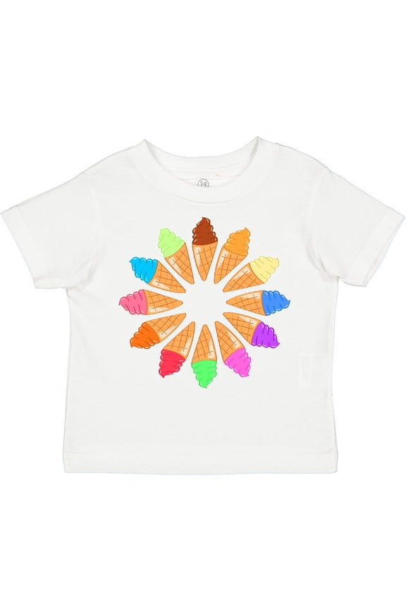 Ice Cream Cone Starburst Boys or Girls Toddler T-Shirt