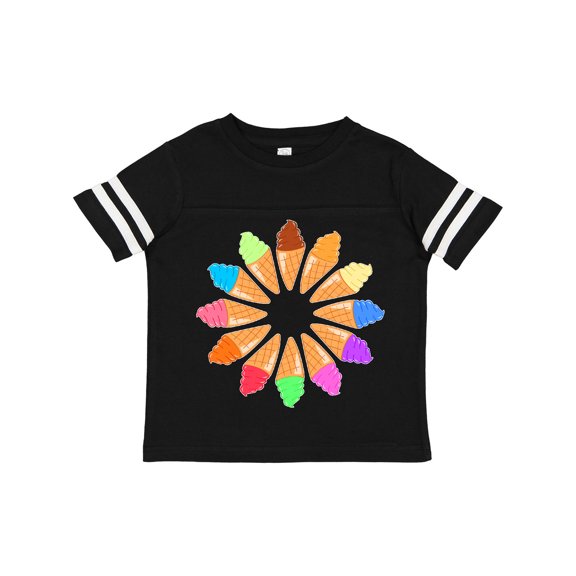 Inktastic Ice Cream Cone Starburst Boys or Girls Toddler T-Shirt