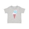 thumbnail image 1 of Inktastic Ice Cream Cone with Heart Boys or Girls Toddler T-Shirt, 1 of 5