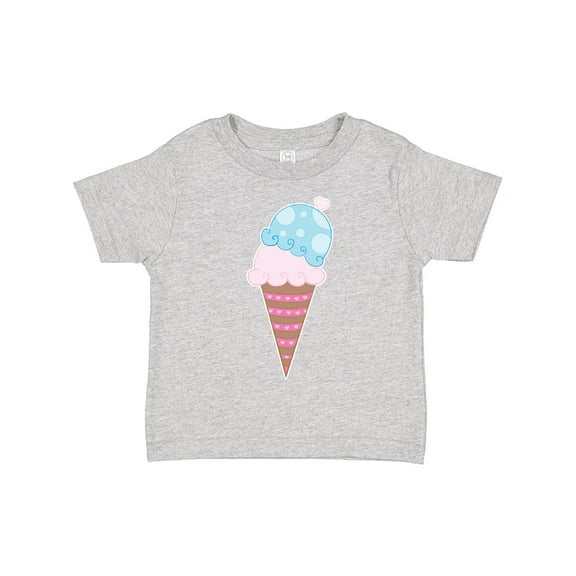 Inktastic Ice Cream Cone with Heart Boys or Girls Toddler T-Shirt