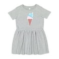 thumbnail image 1 of Inktastic Ice Cream Cone with Heart Girls Toddler Dress, 1 of 5