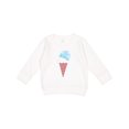 thumbnail image 1 of Inktastic Ice Cream Cone with Heart Toddler Sweatshirt, 1 of 4