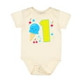thumbnail image 1 of Inktastic Ice Cream First Birthday in Blue Boys or Girls Baby Bodysuit, 1 of 5