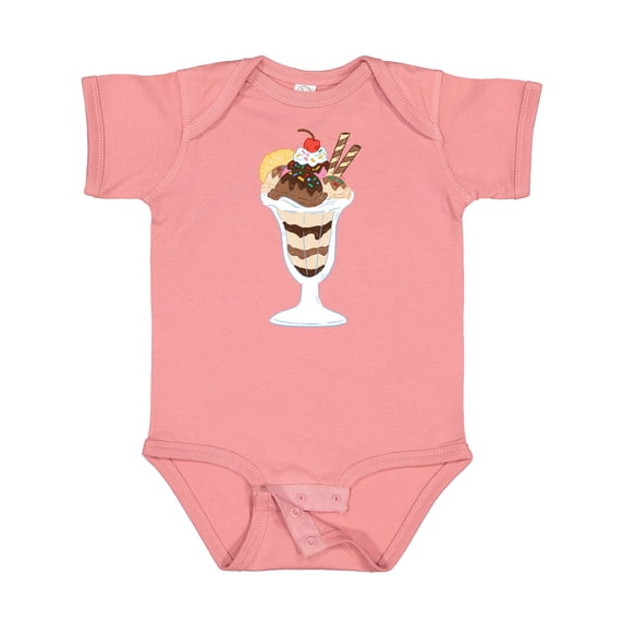 Inktastic Ice Cream Sundae Boys or Girls Baby Bodysuit