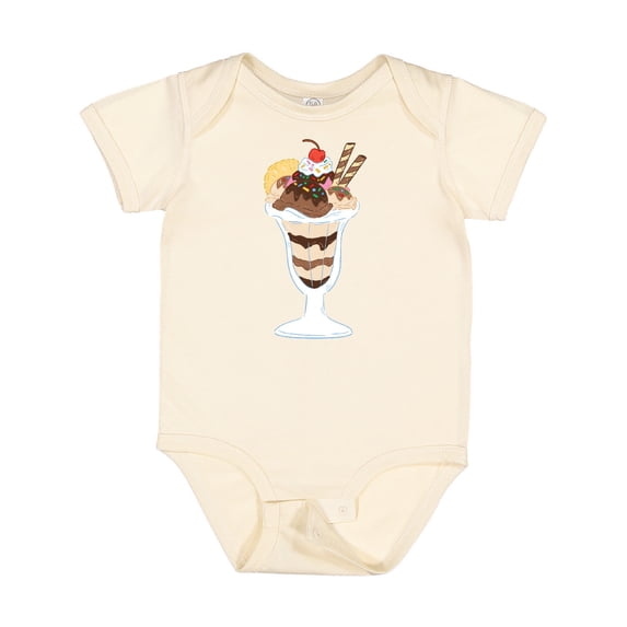 Inktastic Ice Cream Sundae Boys or Girls Baby Bodysuit