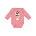 thumbnail image 1 of Inktastic Ice Cream Sundae Boys or Girls Long Sleeve Baby Bodysuit, 1 of 5