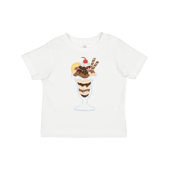 Inktastic Ice Cream Sundae Boys or Girls Toddler T-Shirt