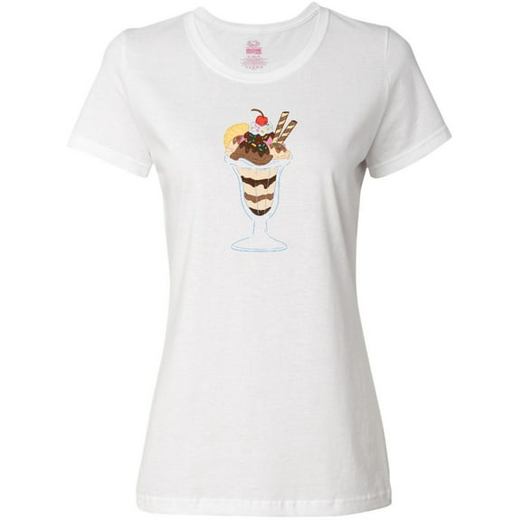 Inktastic Ice Cream Sundae Women's T-Shirt