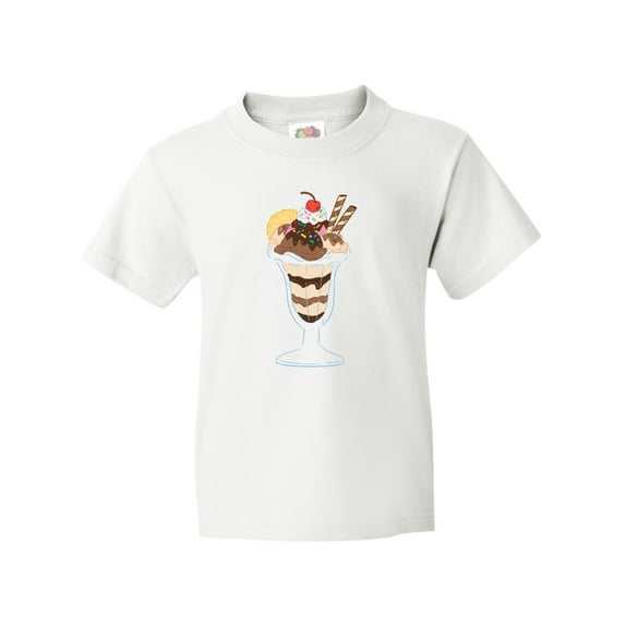Inktastic Ice Cream Sundae Youth T-Shirt