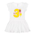 thumbnail image 1 of Inktastic Ice Cream Third Birthday Pink Girls Toddler Dress, 1 of 5