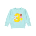 thumbnail image 1 of Inktastic Ice Cream Third Birthday Pink Toddler Sweatshirt, 1 of 4