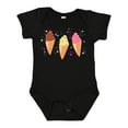 thumbnail image 1 of Inktastic Ice Cream Trio with Sprinkles Boys or Girls Baby Bodysuit, 1 of 5