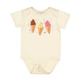 thumbnail image 1 of Inktastic Ice Cream Trio with Sprinkles Boys or Girls Baby Bodysuit, 1 of 5