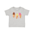thumbnail image 1 of Inktastic Ice Cream Trio with Sprinkles Boys or Girls Toddler T-Shirt, 1 of 5