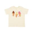 thumbnail image 1 of Inktastic Ice Cream Trio with Sprinkles Boys or Girls Toddler T-Shirt, 1 of 5