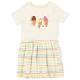 thumbnail image 1 of Inktastic Ice Cream Trio with Sprinkles Girls Toddler Dress, 1 of 5