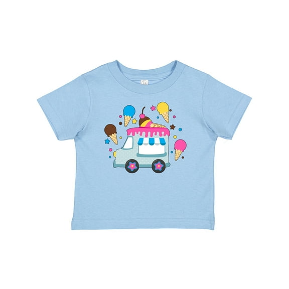 Inktastic Ice Cream Truck with Ice Cream Cones Boys or Girls Baby T-Shirt