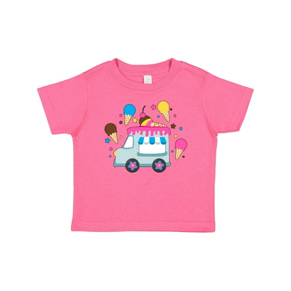 Inktastic Ice Cream Truck with Ice Cream Cones Boys or Girls Baby T-Shirt