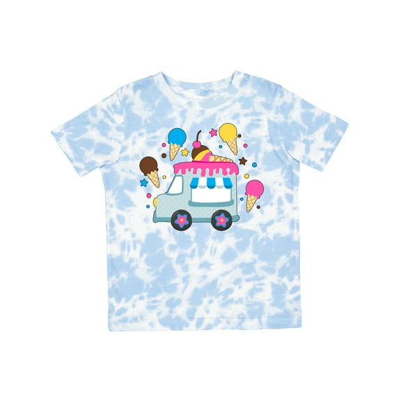Inktastic Ice Cream Truck with Ice Cream Cones Boys or Girls Toddler T-Shirt