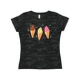 thumbnail image 1 of Inktastic Ice Cream trio with sprinkles Women's T-Shirt, 1 of 5