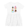 thumbnail image 1 of Inktastic Ice Cream with Patterns Girls Toddler Dress, 1 of 5