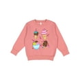 thumbnail image 1 of Inktastic Ice Cream with Patterns Toddler Sweatshirt, 1 of 4