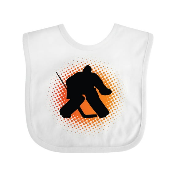 Inktastic Ice Hockey Goalie Sports Boys or Girls Baby Bib