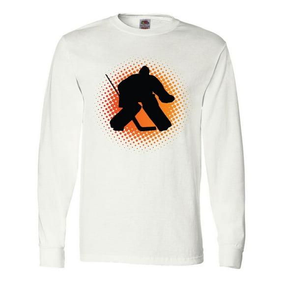 Inktastic Ice Hockey Goalie Sports Long Sleeve T-Shirt