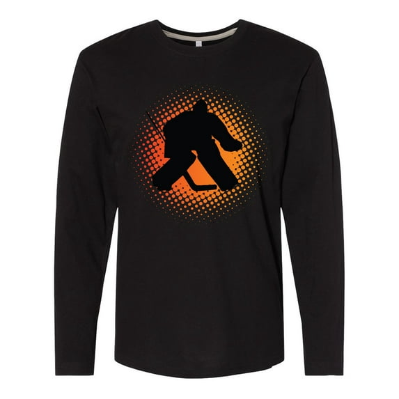 Inktastic Ice Hockey Goalie Sports Long Sleeve T-Shirt