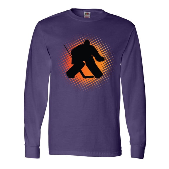 Inktastic Ice Hockey Goalie Sports Long Sleeve T-Shirt