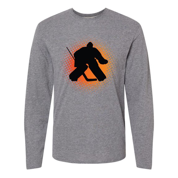 Inktastic Ice Hockey Goalie Sports Long Sleeve T-Shirt