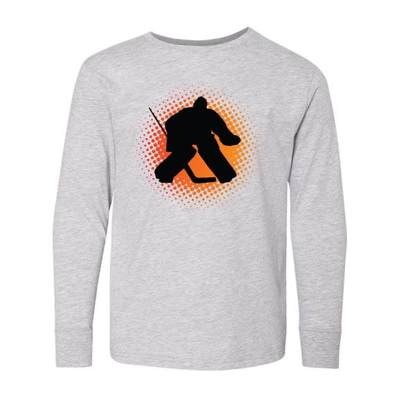 Inktastic Ice Hockey Goalie Sports Long Sleeve Youth T-Shirt