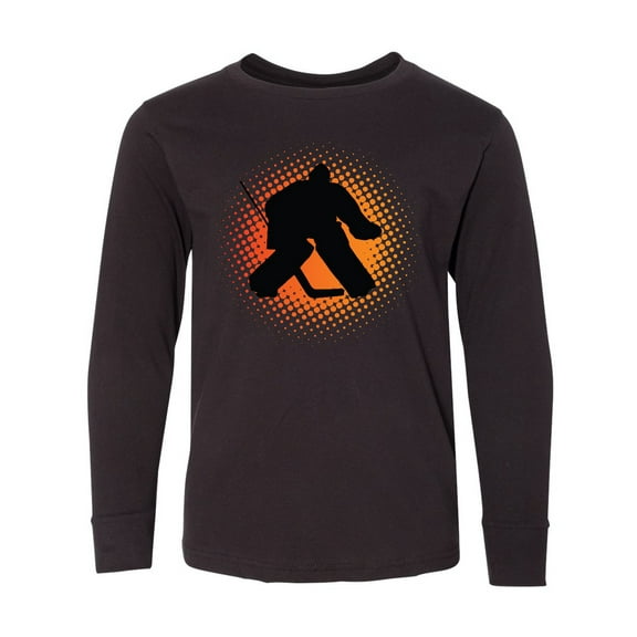 Inktastic Ice Hockey Goalie Sports Long Sleeve Youth T-Shirt