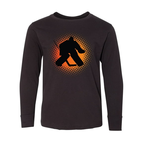 Inktastic Ice Hockey Goalie Sports Long Sleeve Youth T-Shirt