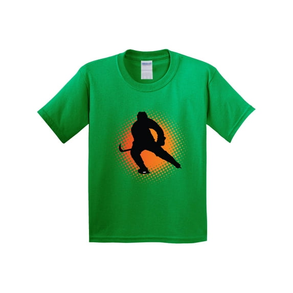 Inktastic Ice Hockey Silhouette Youth T-Shirt