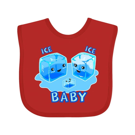 Inktastic Ice Ice Baby Boys or Girls Baby Bib