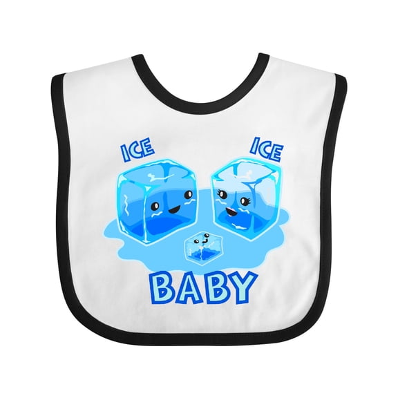 Inktastic Ice Ice Baby Boys or Girls Baby Bib