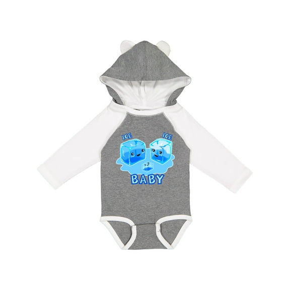 Inktastic Ice Ice Baby Boys or Girls Long Sleeve Baby Bodysuit