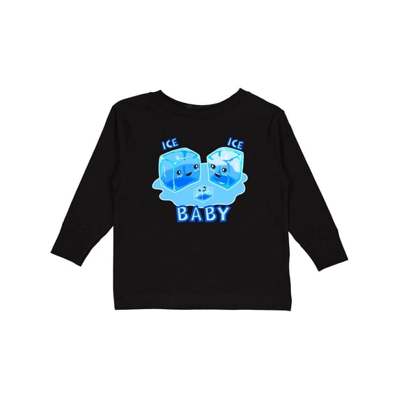 Inktastic Ice Ice Baby Boys or Girls Long Sleeve Toddler T-Shirt