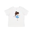 thumbnail image 1 of Inktastic Ice Skating Girl, Brown Hair Girls Baby T-Shirt, 1 of 5